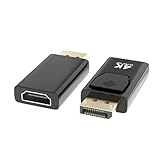 2 Stücke Displayport auf HDMI,4K DP auf HDMI,HDMI Displayport Adapter,HDMI zu Displayport,Adapter...