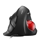 Nulea Wired Trackball Mouse für große Hände, Vertikale Ergonomische Maus mit Trackball, Einfache...