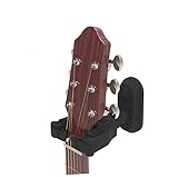 BESTonZON E Gitarre Auto Lock Haken Schwarze E Gitarren Wandaufhänger E Gitarren Wandhalterung Für...