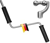 markiso Markisenkurbel 100 cm Verzinkt – Kurbel für Markise mit Kugelhaken/Kugelkopf –...