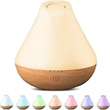 PureMist Aroma Diffuser 100ml für Ätherische Öle: Kleiner Ultraschall Luftbefeuchter Schlafzimmer...