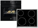 AEG AB11B Set Backofen BEK43511XB + Glaskeramikkochfeld HK624000XB