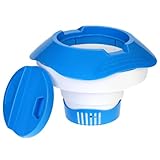 QWORK® 8 Zoll Pool Dosierschwimmer, Pool Chlorine Floater Faltbar, für Schwimmbäder, Wasserparks...