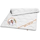 sleepling Ultra leichte Kinderdecke Sommerdecke 100x135 cm, Sommer Bettdecke für Kinder, dünne...