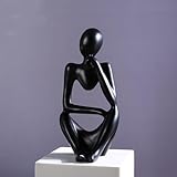 Denker Skulptur aus Kunstharz, Abstrakte Kunstfiguren, Bücherregal DEK, Leute Deko...