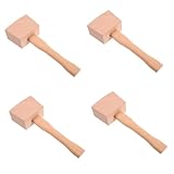 Zerodeko 4 Stück Hammerwerkzeug Holzbearbeitung Schnitzwerkzeuge Holzschnitzerei Handwerkzeuge...