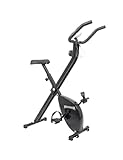 SPORTINATOR® X-Bike faltbarer Heimtrainer mit Computerfunktionen: Geschwindigkeit-, Zeit-,...