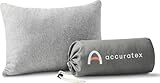 ACCURATEX Camping Kissen Memory Foam-100% Baumwolle Atmungsaktiver Bezug, Komprimierbares...