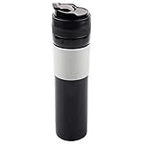 Miokycl 350 ml tragbare Kaffeepresse Flasche Tee Kaffeebereiter Trinkwasserbecher für Reisen (leer)