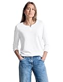 Cecil Damen 313172 Fenja T Shirt, Weiß (White), L EU