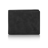Energather Herren Geldbörse, PU-Leder Herren-Geldbörsen Mens Wallets mit Mehreren Kartenfächern...
