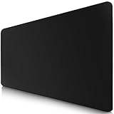 Sidorenko Gaming Mauspad XXL Schwarz - Großes Mousepad 900x400 mm - rutschfeste...