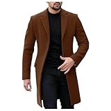2025 Wintermantel, Jacken-Stil, modisch, hübscher langer Wollmantel, bequem, warm, weich,...