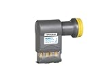 HUMAX Digital Quattro-LNB 106s Gold, Satelliten universal LNB für Multischalter, LTE-Filter,...