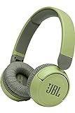 JBL Jr310 BT On-Ear Kinder-Kopfhörer in Grün – Kabellose Bluetooth-Ohrhörer mit Headset und...