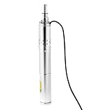 370W Solar Tiefbrunnenpumpe Zylinder Solar Brunnenpumpe Edelstahl Tauchpumpe Solarpumpe Wasserpumpe...