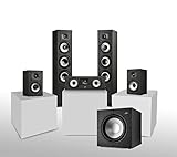 Polk Audio Monitor XT-Serie, 5.1 Heimkino Soundsystem, Surround System bestehend aus 2x MXT60...