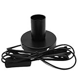 GBKDQQ Vintage E27 Tischlampenfuß, E27 Fassung, Vintage Tischleuchte mit 1,8m Kabel,...