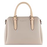 bugatti Ella Handtasche Damen M - Frauen Tasche, Damenhandtasche in beige