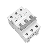GYM9H 10KA MCB 3P 6A 10A 16A 20A 25A 32A 40A 50A 63A Leistungsschalter 220V 1St (Color : 63A, Size :...