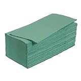 5000 Papierhandtücher 25x23 cm ZZ-Falz grün 1-lg. Papiertücher