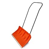 Bituxx Schneeschieber 80cm Schneeschaufel Schneewanne Schneeschild extra Breit mit Bügelgriff und...
