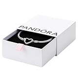 PANDORA Armband Moments 'Herzverschluss' silber 599539C00 21 cm