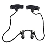 MoSundi Armbrust-Spannhilfe-Seil, 1,7 m Gummi + Nylon-Spannseil mit Doppelgriffen für sicheren...