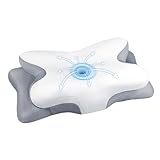 Dopsyesn Memory Foam Kissen Zum Schlafen | Memory Foam Kissen Für Rückenschläfer Und...