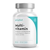 Multivitamin Hochdosiert - 450 Tabletten - Wertvolle Mineralien & alle A-Z Vitamine - 15 Monate...