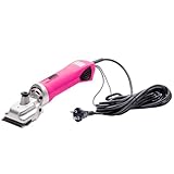 VOSS.farming profiCUT Schermaschine Pink, für Pferde, extra leise und laufruhig, mit Profi...