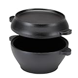 Dutch Oven – Gusseisen- aus emailliertem Gusseisen | Ofenfeste Töpfe zum Eintopfen, Suppen,...