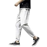 SCHOLIEBEN Outdoor Chino Hose Hosen Herren Männer Lockere Bequeme Leinen Freizeithose Lange...