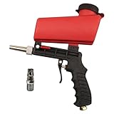 Sandstrahlpistole, 90 psi Schwerkraftzufuhr, Hand-Sandstrahlpistole mit 2 Düsenspitzen und...
