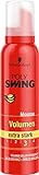 Poly Swing Volumen Schaumfestiger (150 ml), extra starker Haarschaum für Volumen voller Sprungkraft...