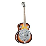 Red Hill Resonator Gitarre, Sunburst, Spider-Cone-Resonator, Laminierte Fichtendecke, Sapele Boden...