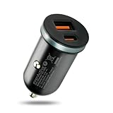everActive CC-30Q Auto Ladegerät 35W – USB-C Power Delivery & USB-A QC 3.0, Schnellladegerät...