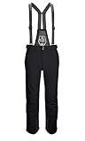 killtec Herren Skihose/Ski-Trägerhose mit abzippbarem Latz und Kantenschutz Larok, schwarz blau, M,...
