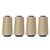 4 Spulen Polyestergarn, Stickmaschinengarn, je 914 m, zum Nähen, Handnähen, Nähen, Projekt,...
