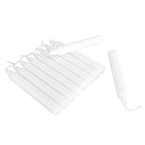 ewtshop® 30 weiße Kerzen, Höhe 11,5 cm, 12,5 mm Durchmesser, für Geburtstag, Feiern,...