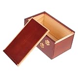 GALPADA Holzurne für Haustierasche Kleine Tragbare Tiergedenkbox aus Holz Leichtes Andenken für...