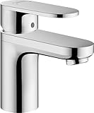 hansgrohe Vernis Blend - Waschtischarmatur ohne Ablauf, Wasserhahn Bad mit Auslauf Höhe 71 mm,...