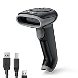 Eyoyo Bluetooth Barcode Scanner Kabellos, Handheld 1D 2D QR Code Scanner, 3 in 1 Verbindungsart USB...