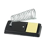 Vibsky Elektrischer Lötkolbenständer Halter mit Metallbasis und Reinigungsschwamm-Pad zum...