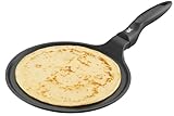 WMF Devil Crepe Pfanne Induktion 27 cm, Crepes Pfanne, Pfannkuchenpfanne mit Teigverteiler und...