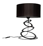 Light-Home Lampenschirm Tischlampe Modern - Elegante Nachttischlampe für Schlafzimmer Wohnzimmer -...