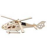 Pruojhw Solar Hubschrauber Bausatz - Experimentelles Pädagogisches Flugzeug Aus Holz -...