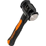 Klein Tools H80693 Vorschlaghammer, 1,4 kg Doppelgesichtiger Hammer mit Fiberglasgriff, stoßfestes...