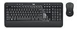 Logitech MK540 Advanced Kabellose Tastatur und Maus Combo für Windows, 2,4 GHz Unifying...