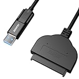 BENFEI SATA auf USB-Kabel, 2-in-1 USB C/USB 3.0 auf SATA III Festplatten-Adapter, kompatibel für...